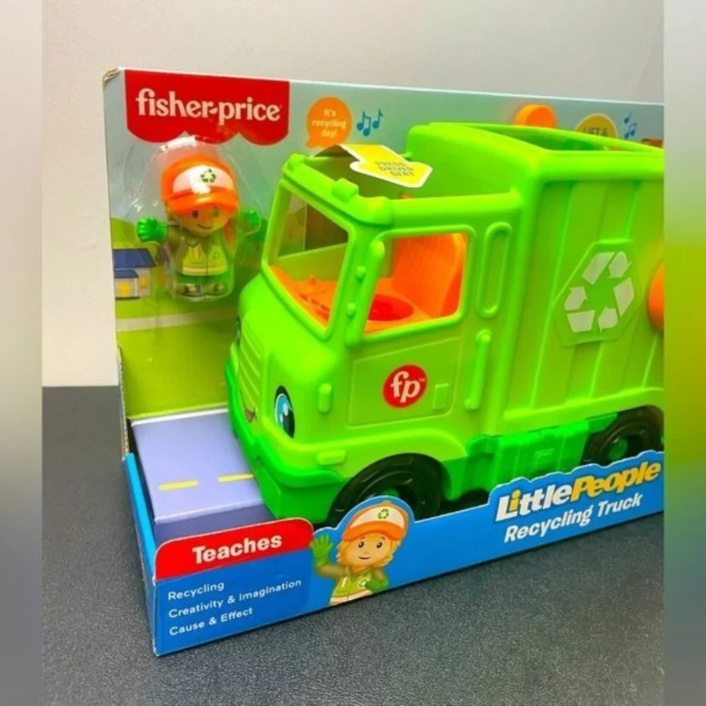 Fisher Price ~Little People Toy Food Truck  Figures Sounds Ages 1-5 (#8835)